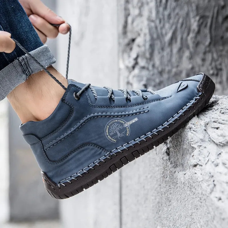 Retro Pigskin Boots