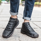 Retro Pigskin Boots