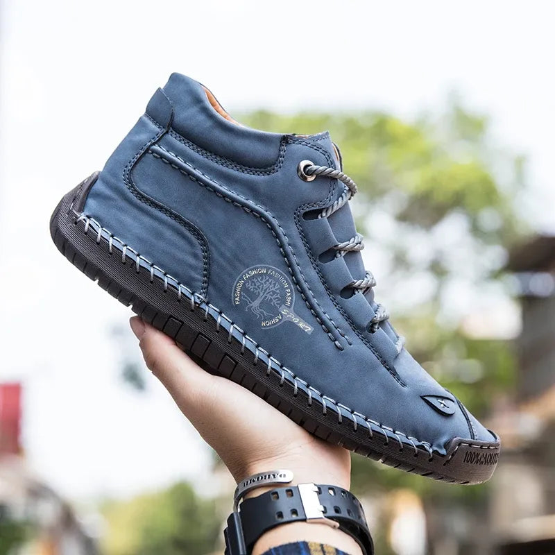 Retro Pigskin Boots