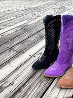 Sofia | Midnight Suede Boots