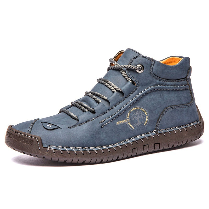 Retro Pigskin Boots